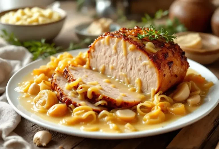 Ce rôti de porc cuit au lait est si fondant qu’il se coupe à la cuillère