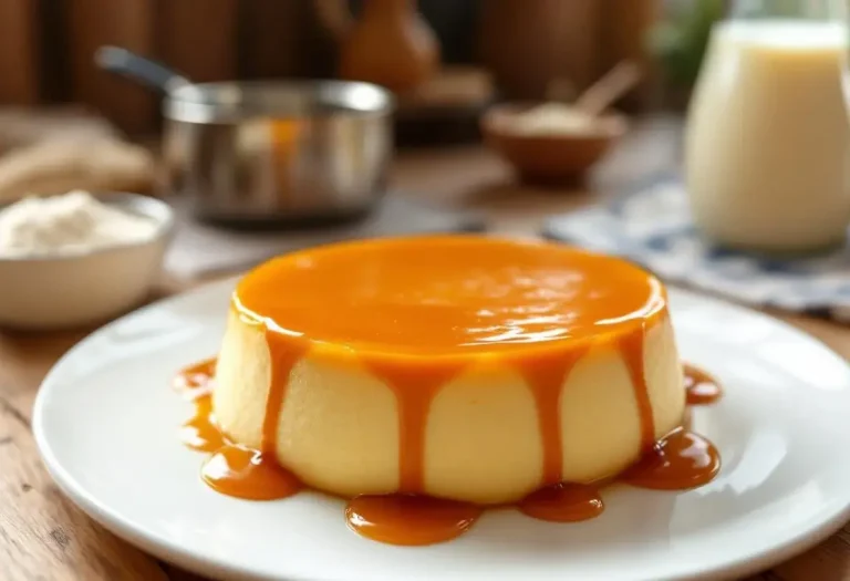 Gâteau de semoule au caramel : un dessert ultra fondant, simple et toujours apprécié
