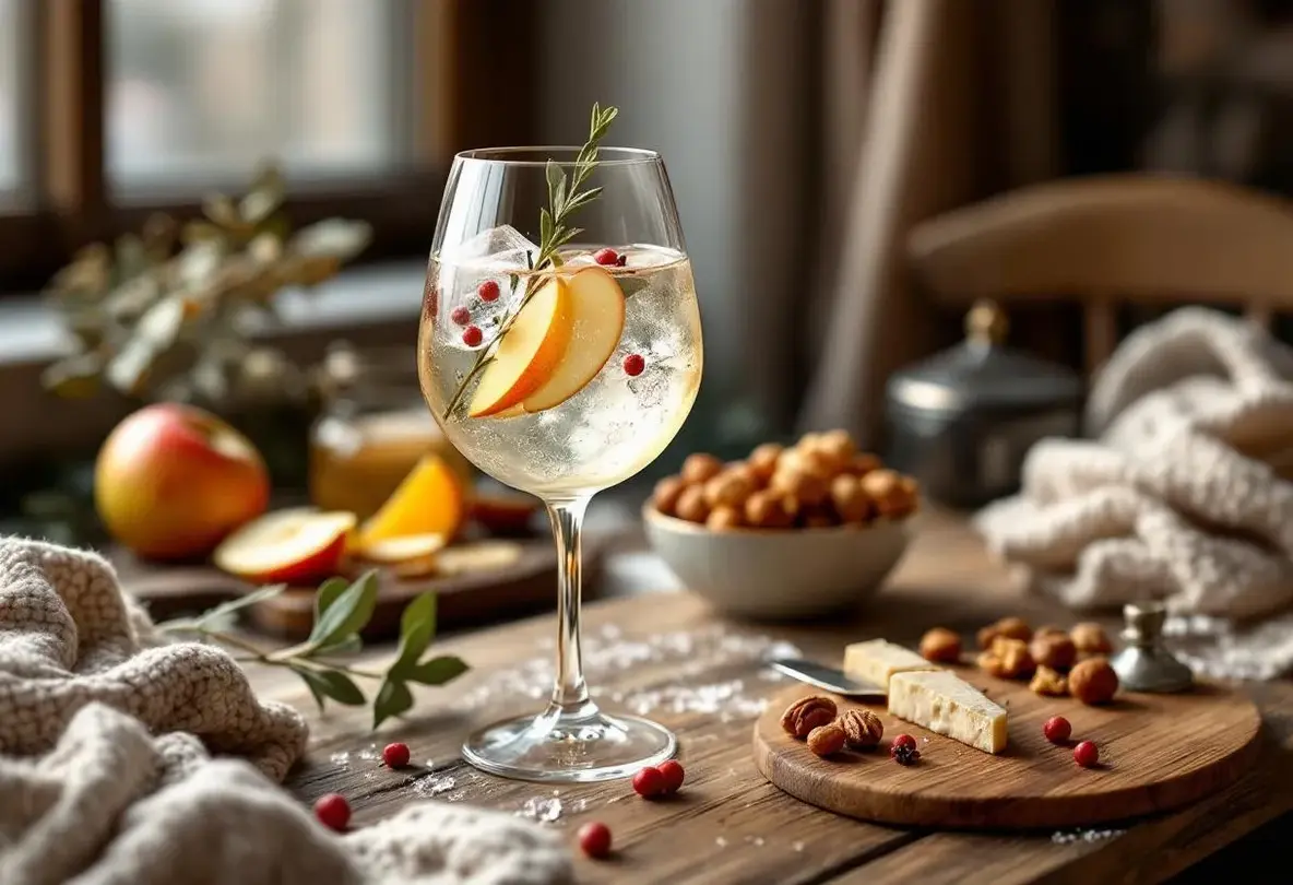 Un jour, un cocktail : Spritz pomme-laurier infusé pour un apéritif hivernal