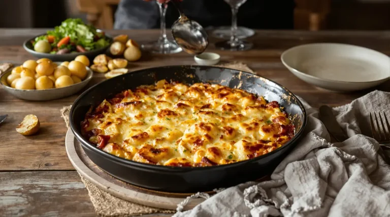 J’ai un accompagnement qui fait toujours sensation : le gratin dauphinois, à préparer la veille sans stress !