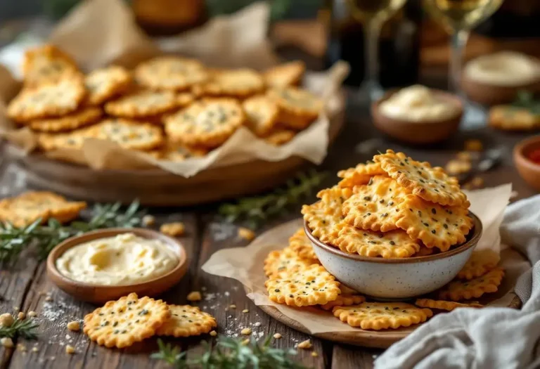 « Je les prépare en 10 minutes pour l'apéro » : mes crackers maison ultra croustillants au fromage et graines dorées, carrément plus savoureux que les industriels