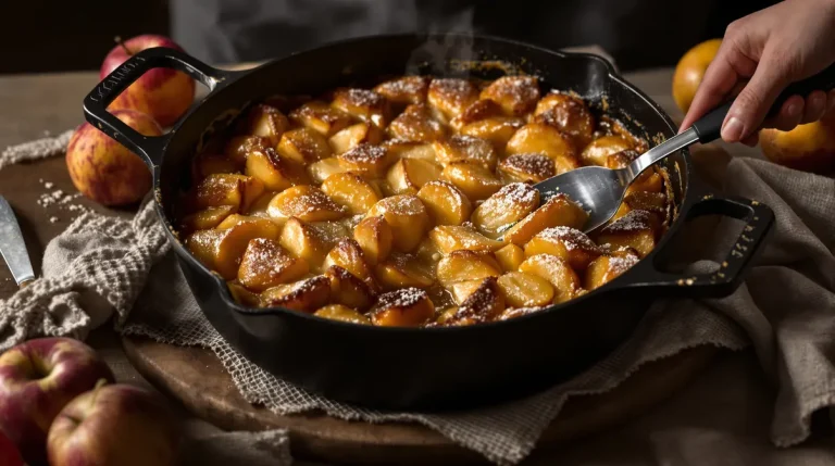 « Une poêle, et c’est tout » : le gâteau aux pommes que je fais sans four