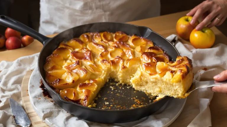« Une poêle, et c’est tout » : mon gâteau aux pommes préféré sans allumer le four